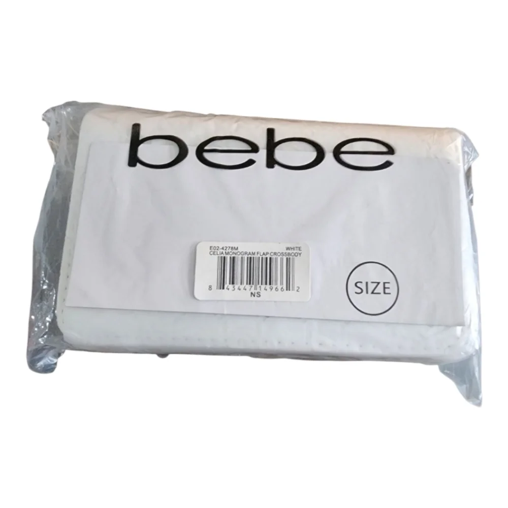 Bebe White Crossbody Bag NWT - Picture 12 of 12